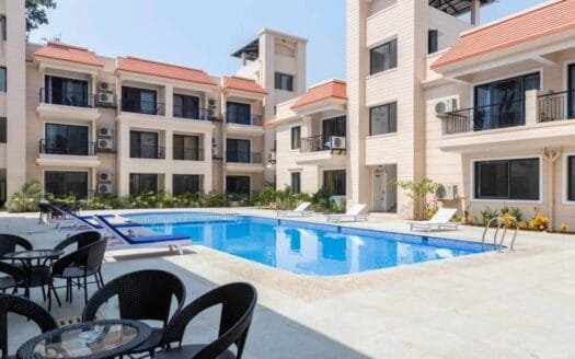 2 BHK Pool-Facing Apartment for Sale in Siolim