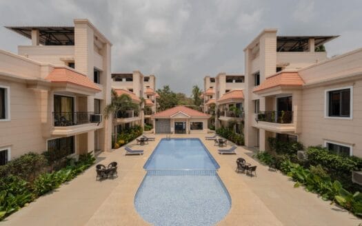 2 BHK Pool-Facing Apartment for Sale in Siolim