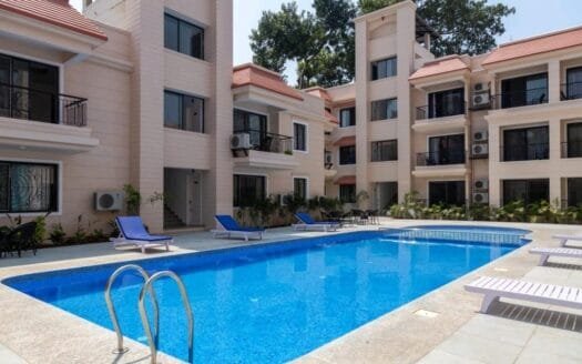 2 BHK Pool-Facing Apartment for Sale in Siolim