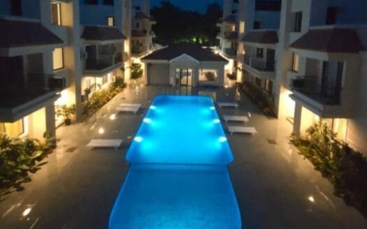 2 BHK Pool-Facing Apartment for Sale in Siolim