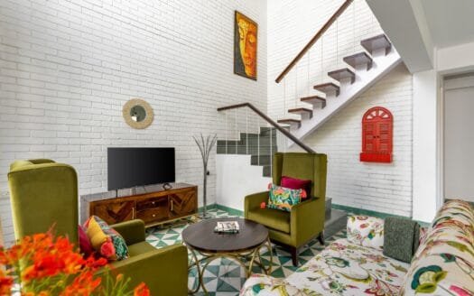 Cozy 2 BHK Duplex with Terrace in Siolim | El Tesoro
